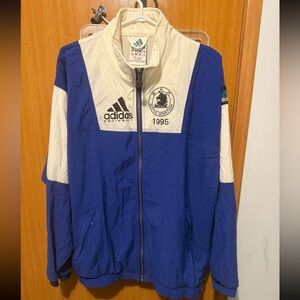 Vintage Adidas Royal Blue and White 1995 Jacket